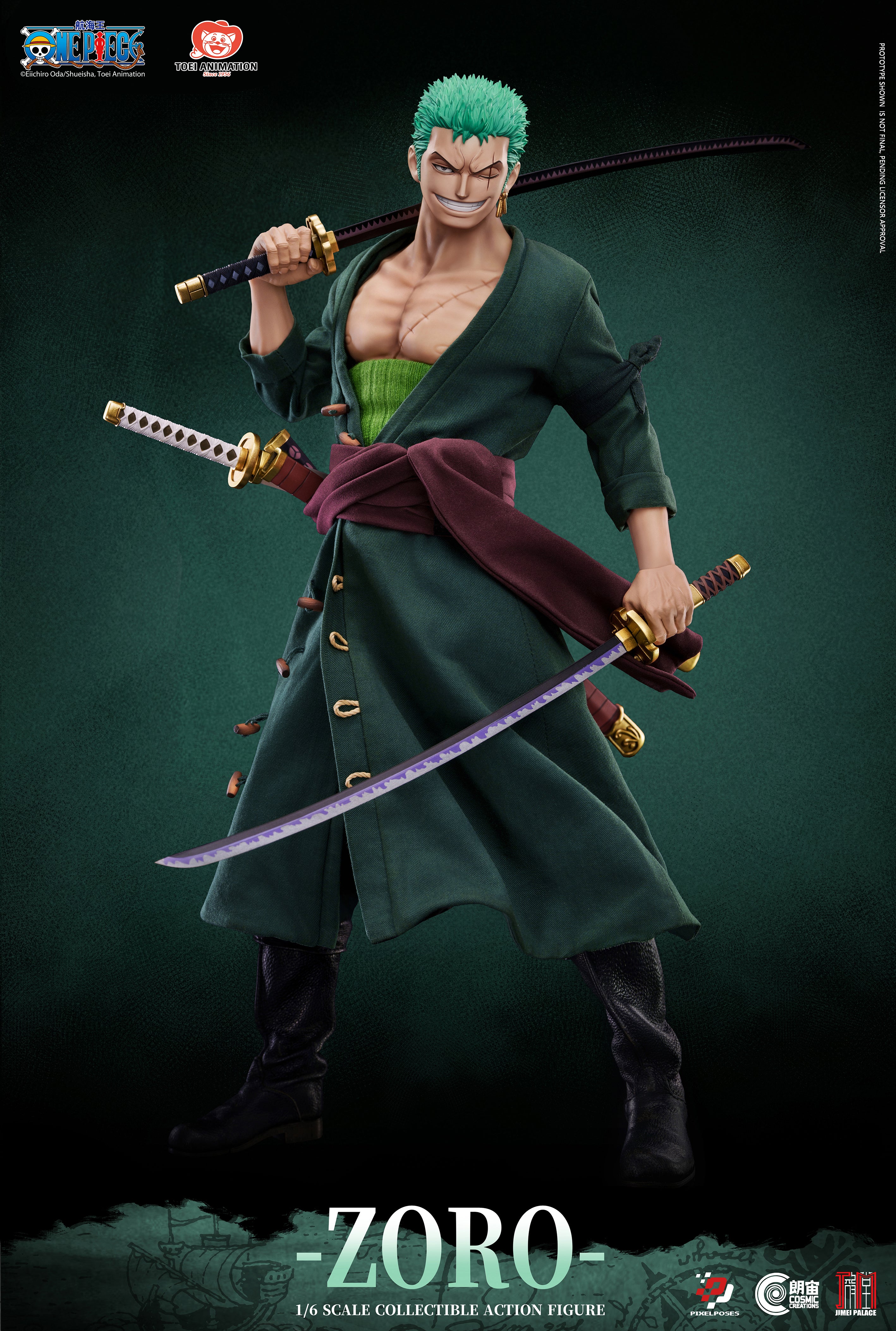 One Piece Roronoa Zoro 1/6 Scale Deluxe Edition