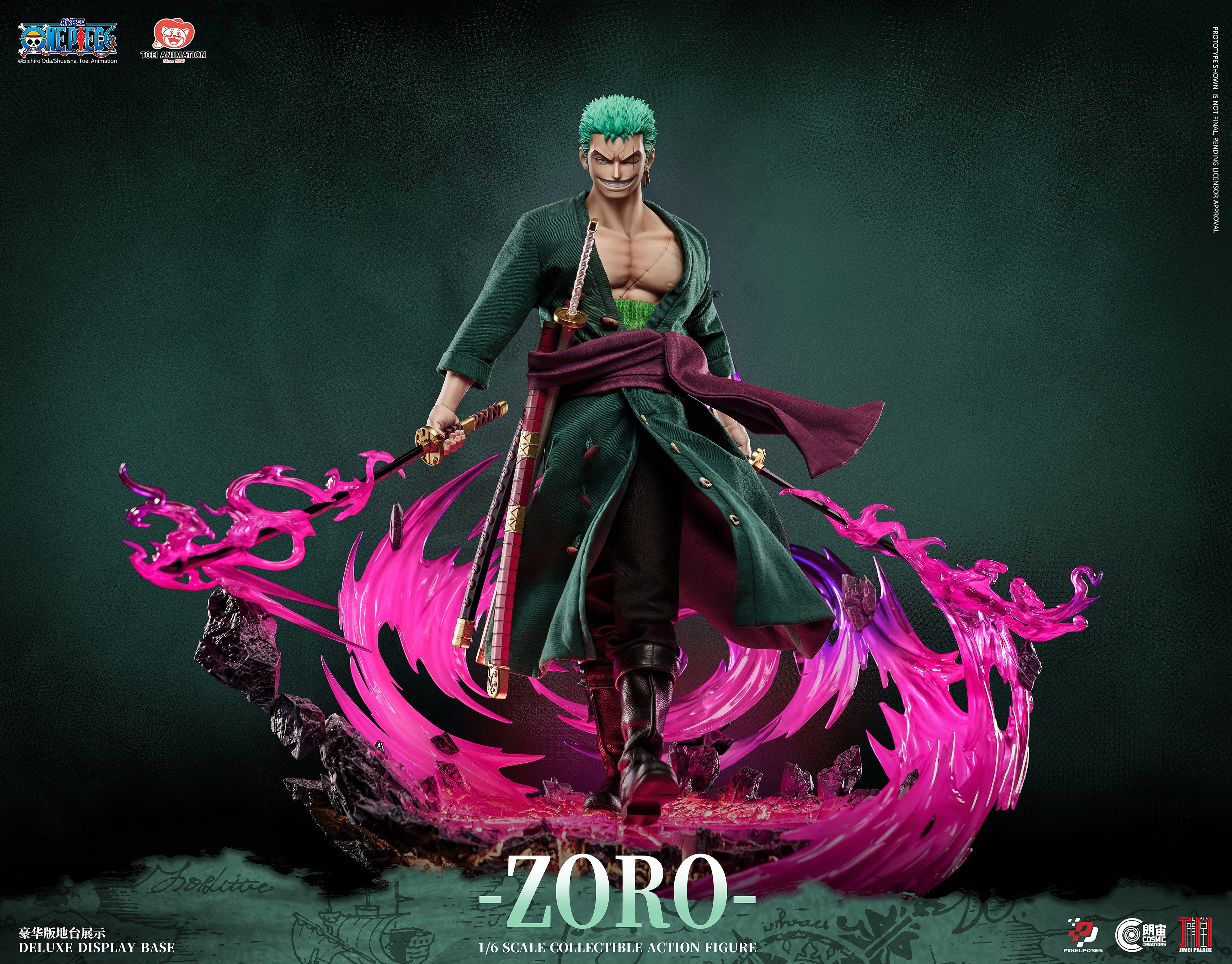 One Piece Roronoa Zoro 1/6 Scale Deluxe Edition