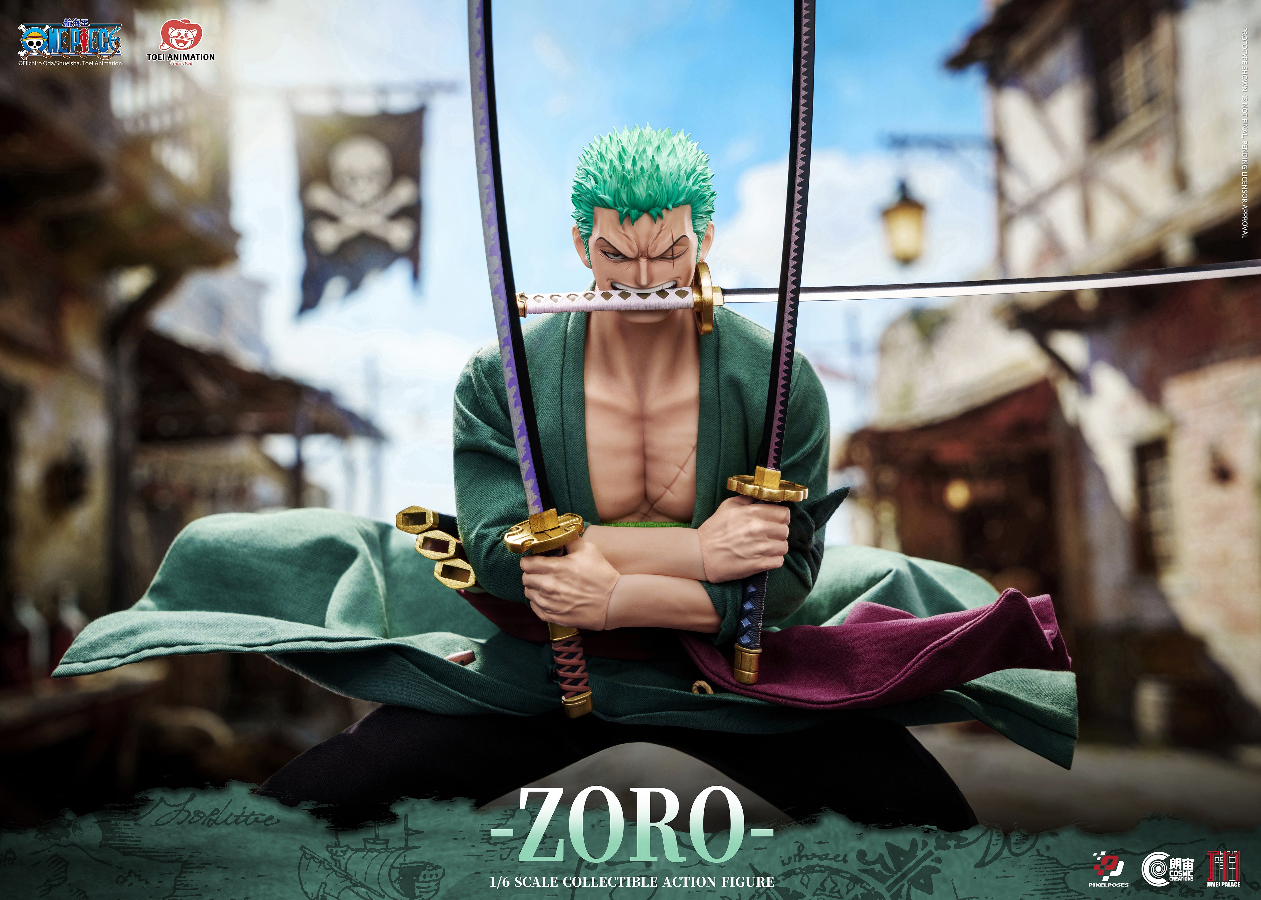 One Piece Roronoa Zoro 1/6 Scale Deluxe Edition