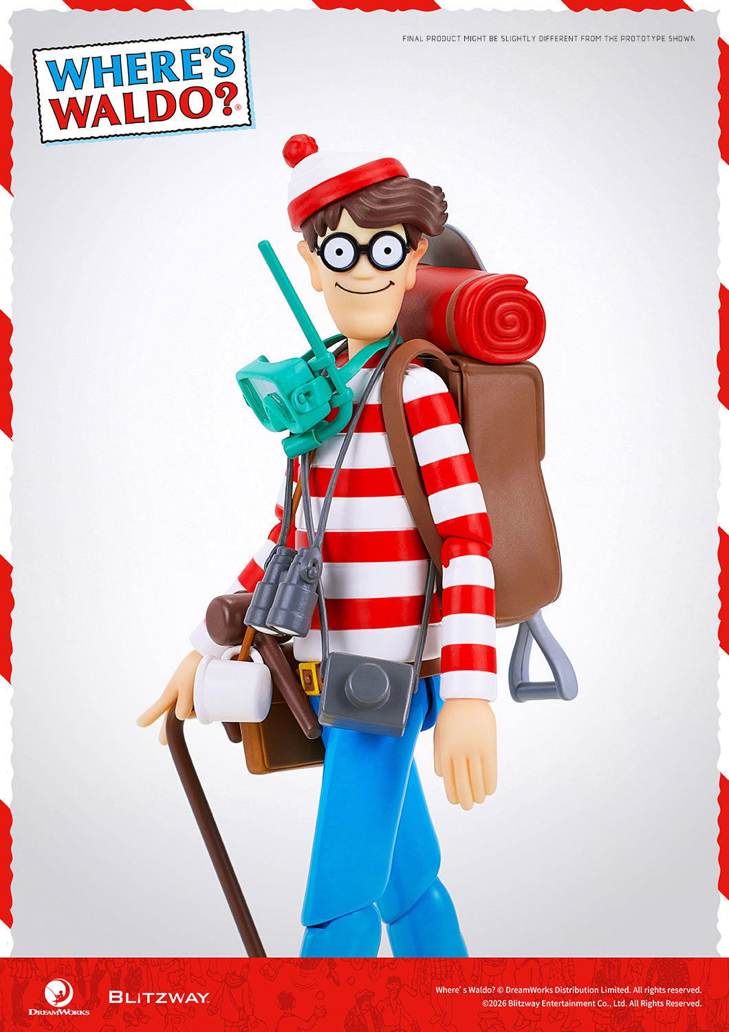 Where's Waldo? 1/12 Scale Action Figure