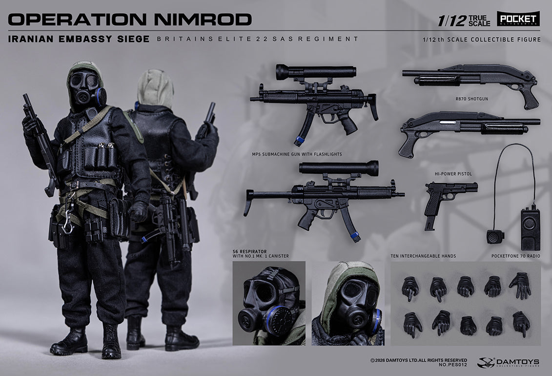 Operation Nimrod / SAS — 1/12 Scale Figure