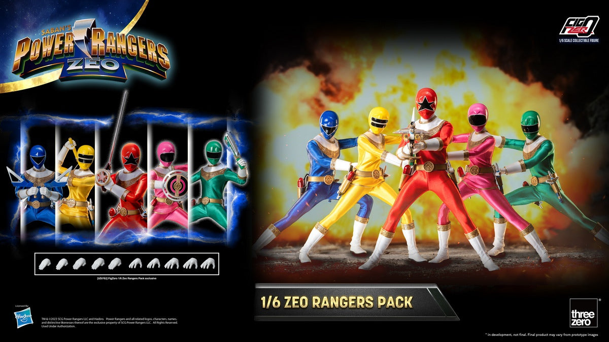 Power Rangers Zeo 1/6 Scale Figure 1 Set (5 Figures)