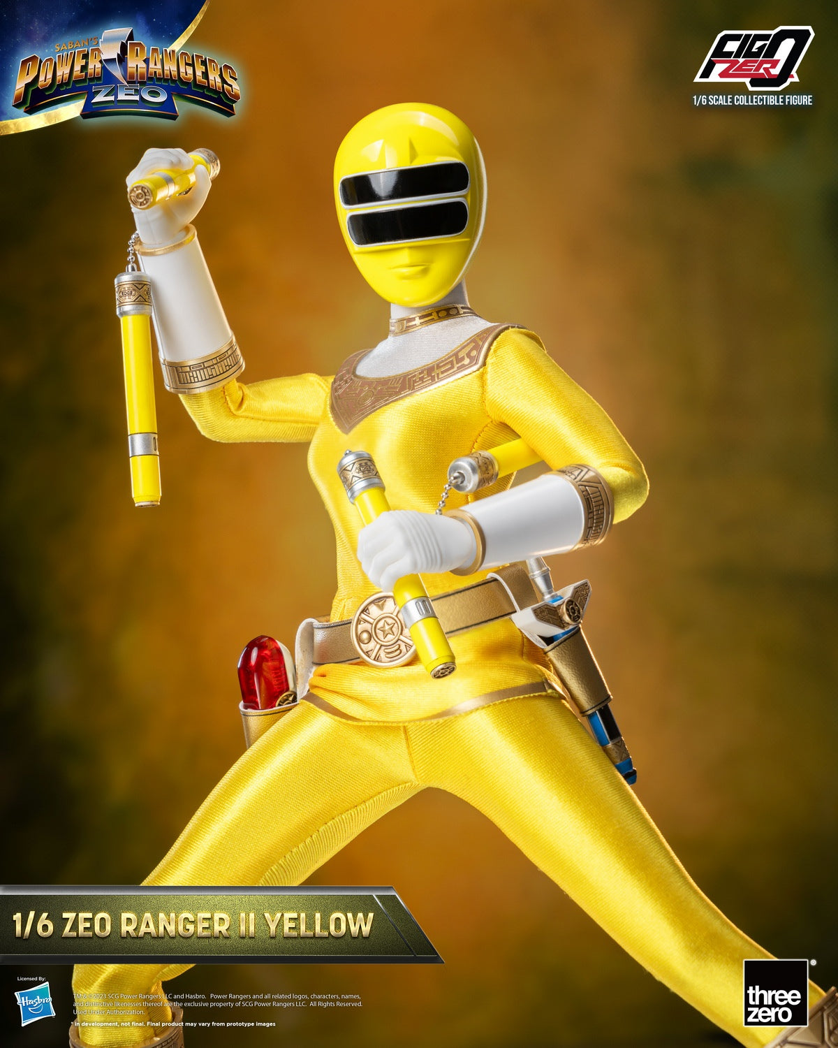 Power Rangers Zeo — Yellow, 1/6 Scale