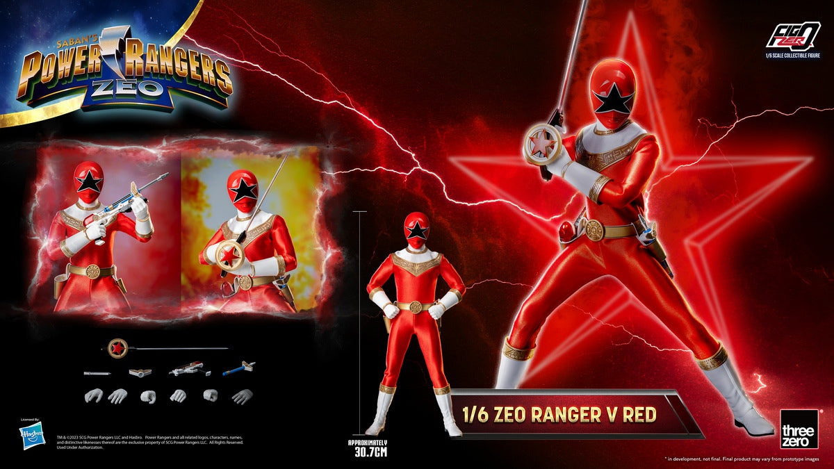 Power Rangers Zeo 1/6 Scale Figure Red
