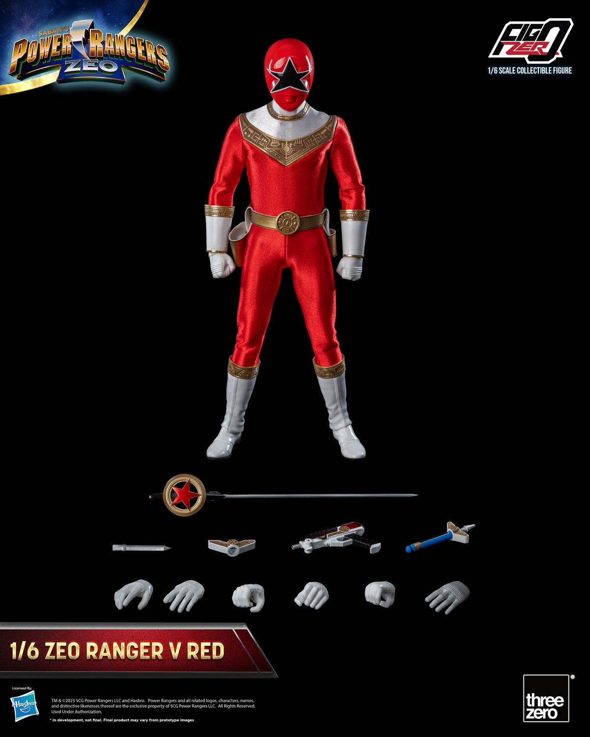 Power Rangers Zeo 1/6 Scale Figure Red