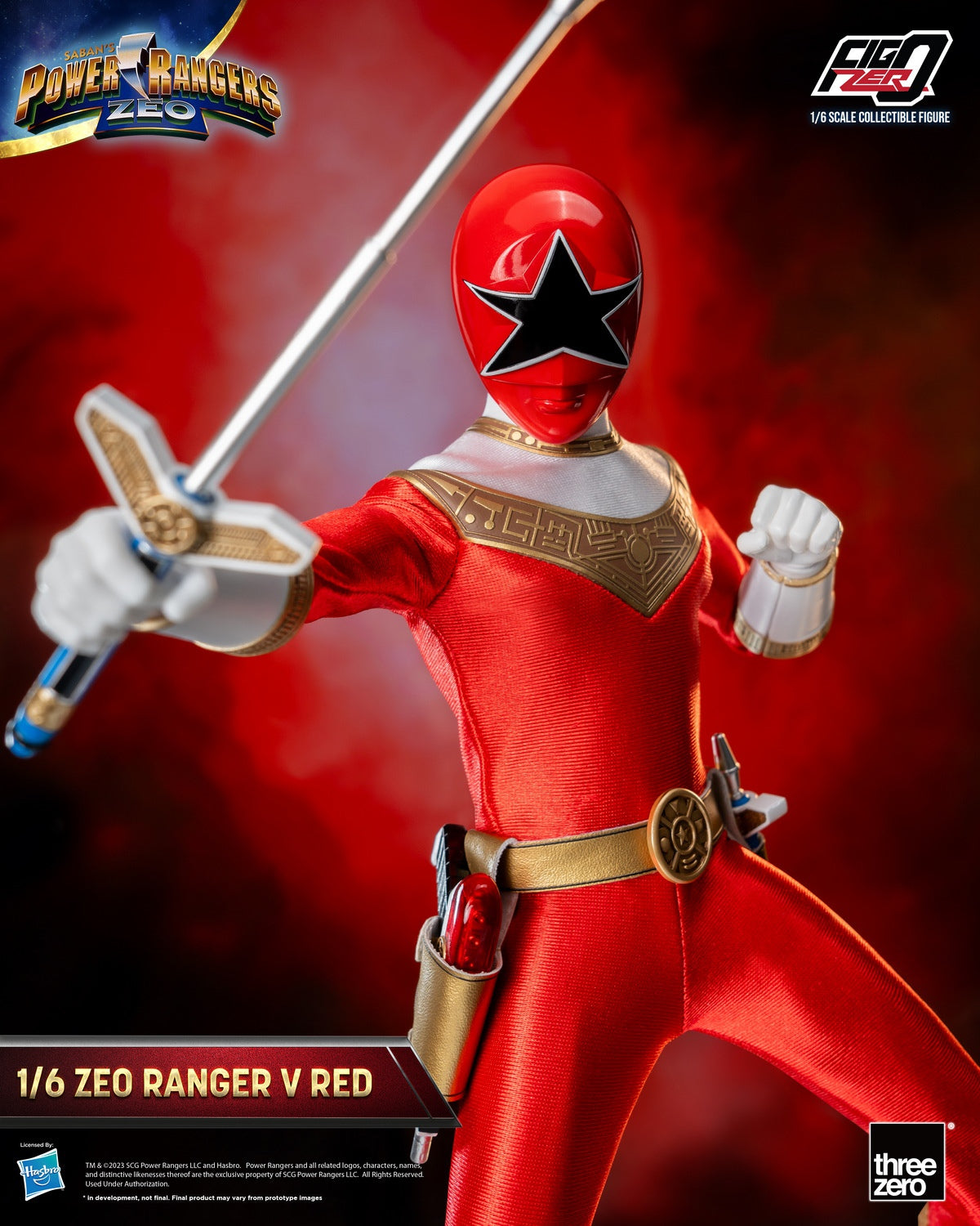 Power Rangers Zeo 1/6 Scale Figure Red