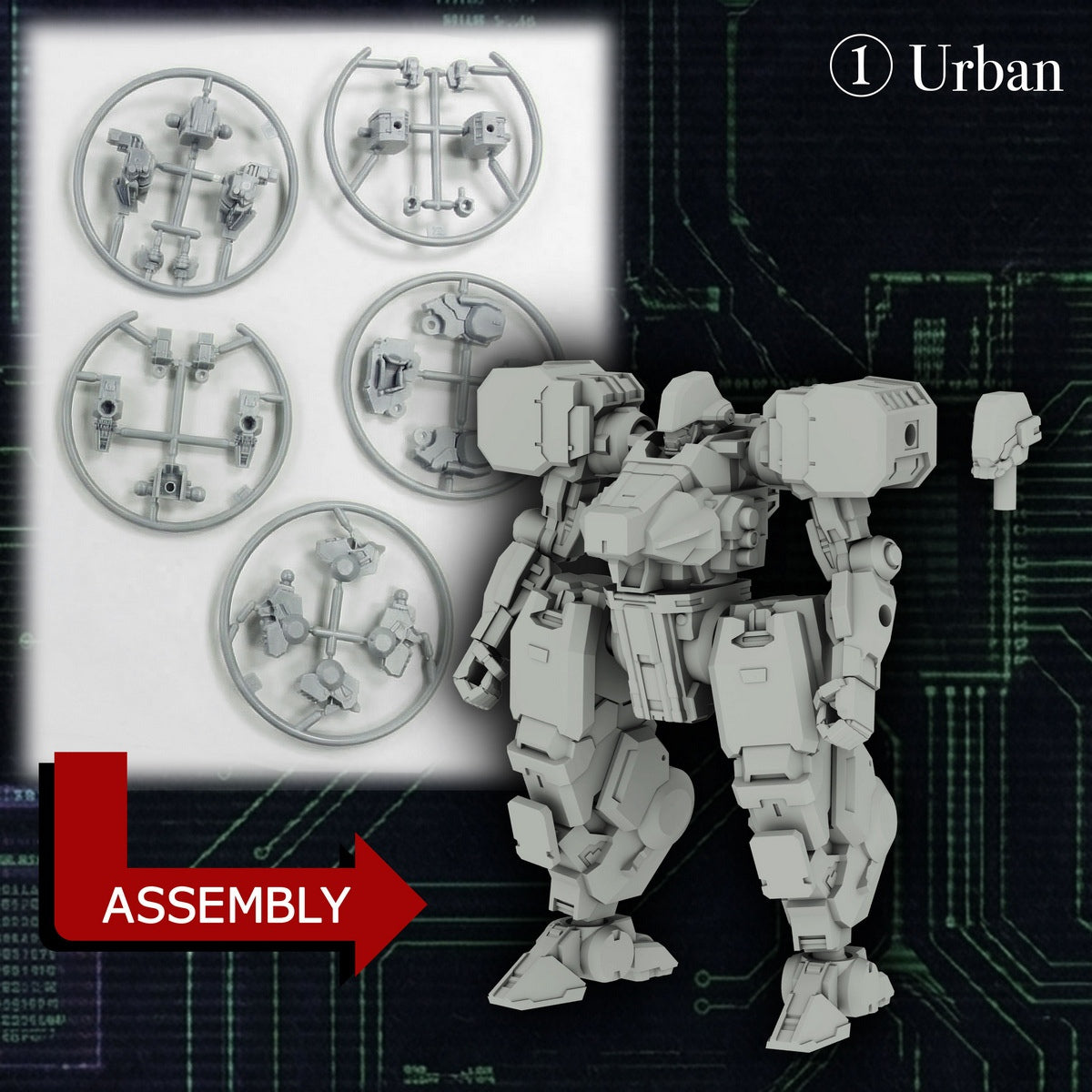 Mecha Frontline — 1/100 Scale Model Kit