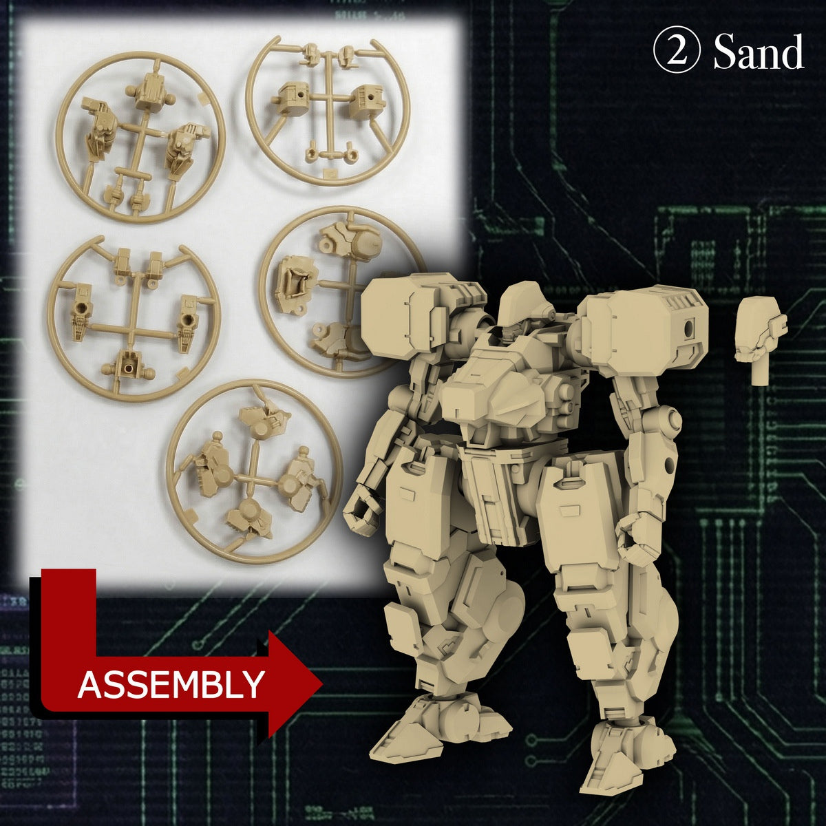 Mecha Frontline — 1/100 Scale Model Kit