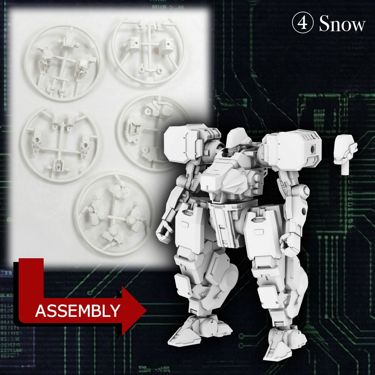 Mecha Frontline — 1/100 Scale Model Kit