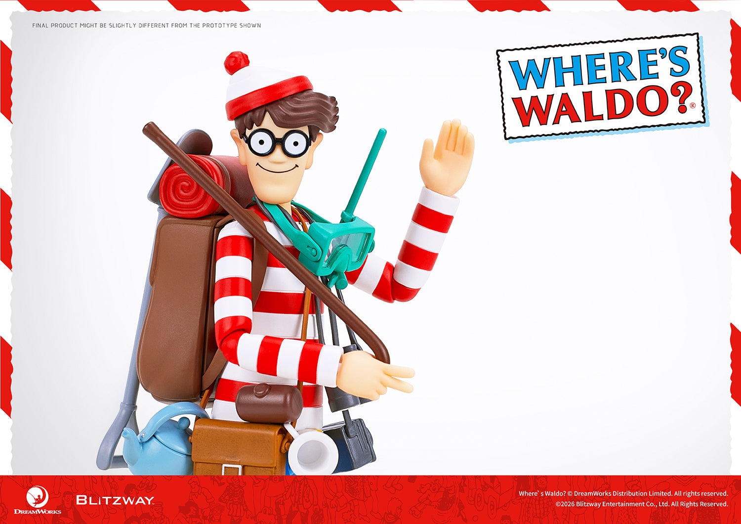 Where's Waldo? 1/12 Scale Action Figure