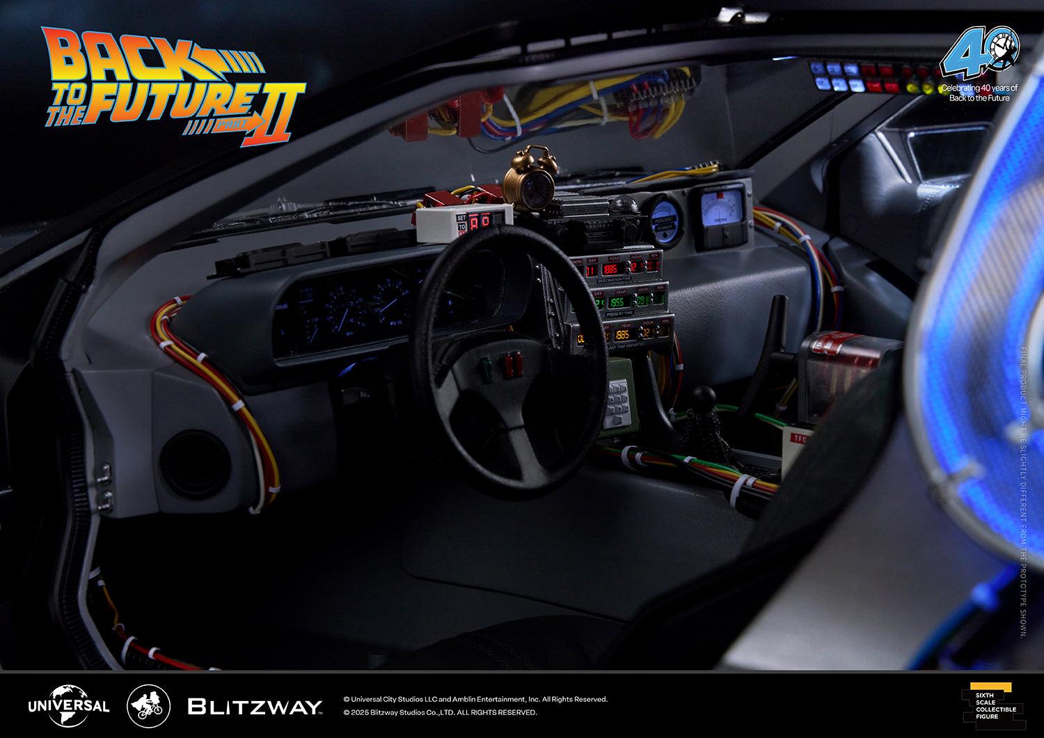 Back to the Future Part II 'Time Machine' Premium 1/6 Scale Vehicle