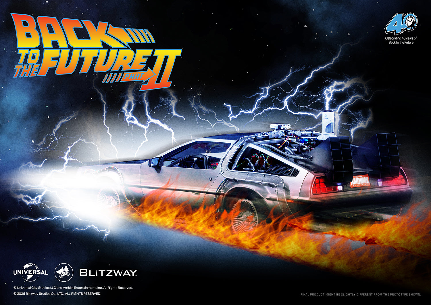 Back to the Future Part II 'Time Machine' Premium 1/6 Scale Vehicle