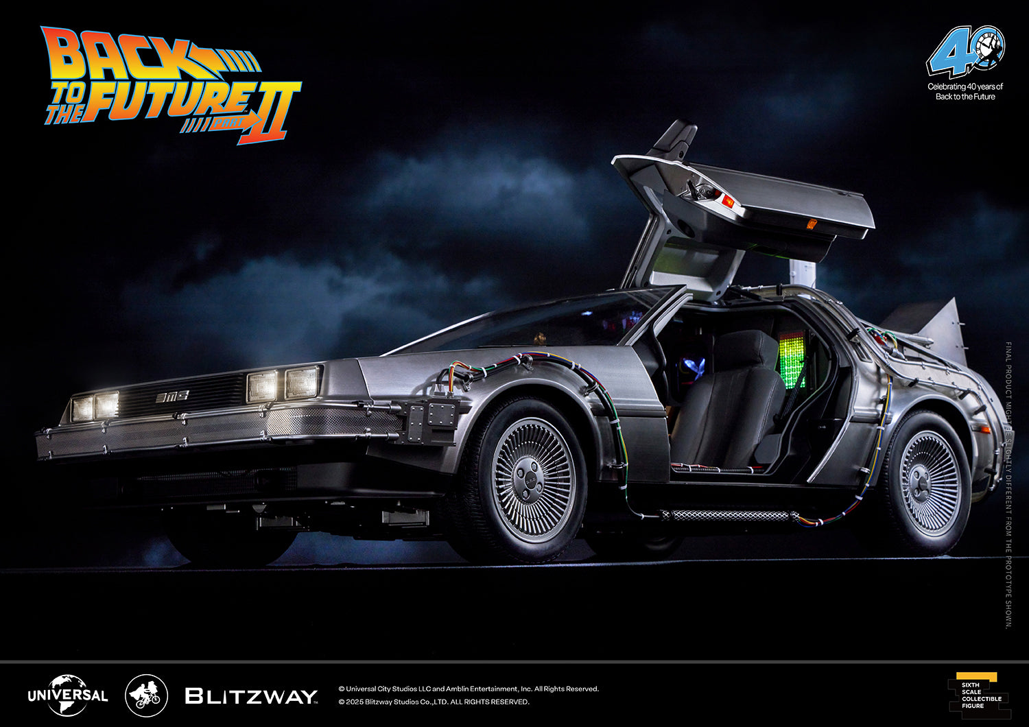 Back to the Future Part II 'Time Machine' Premium 1/6 Scale Vehicle
