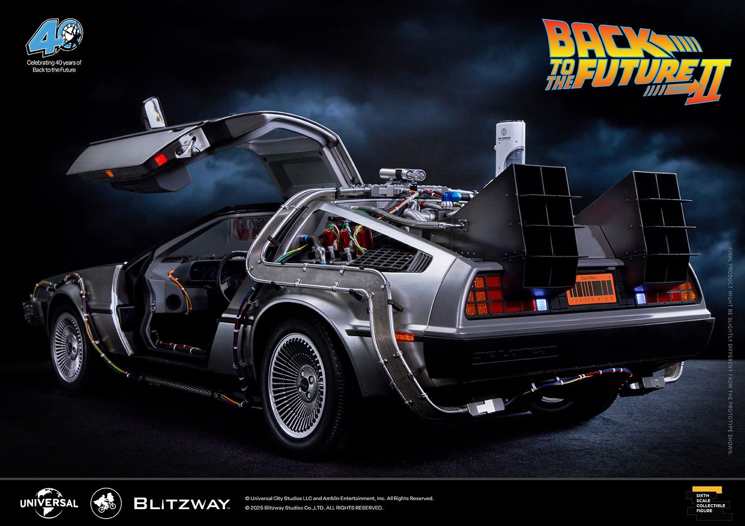 Back to the Future Part II 'Time Machine' Premium 1/6 Scale Vehicle