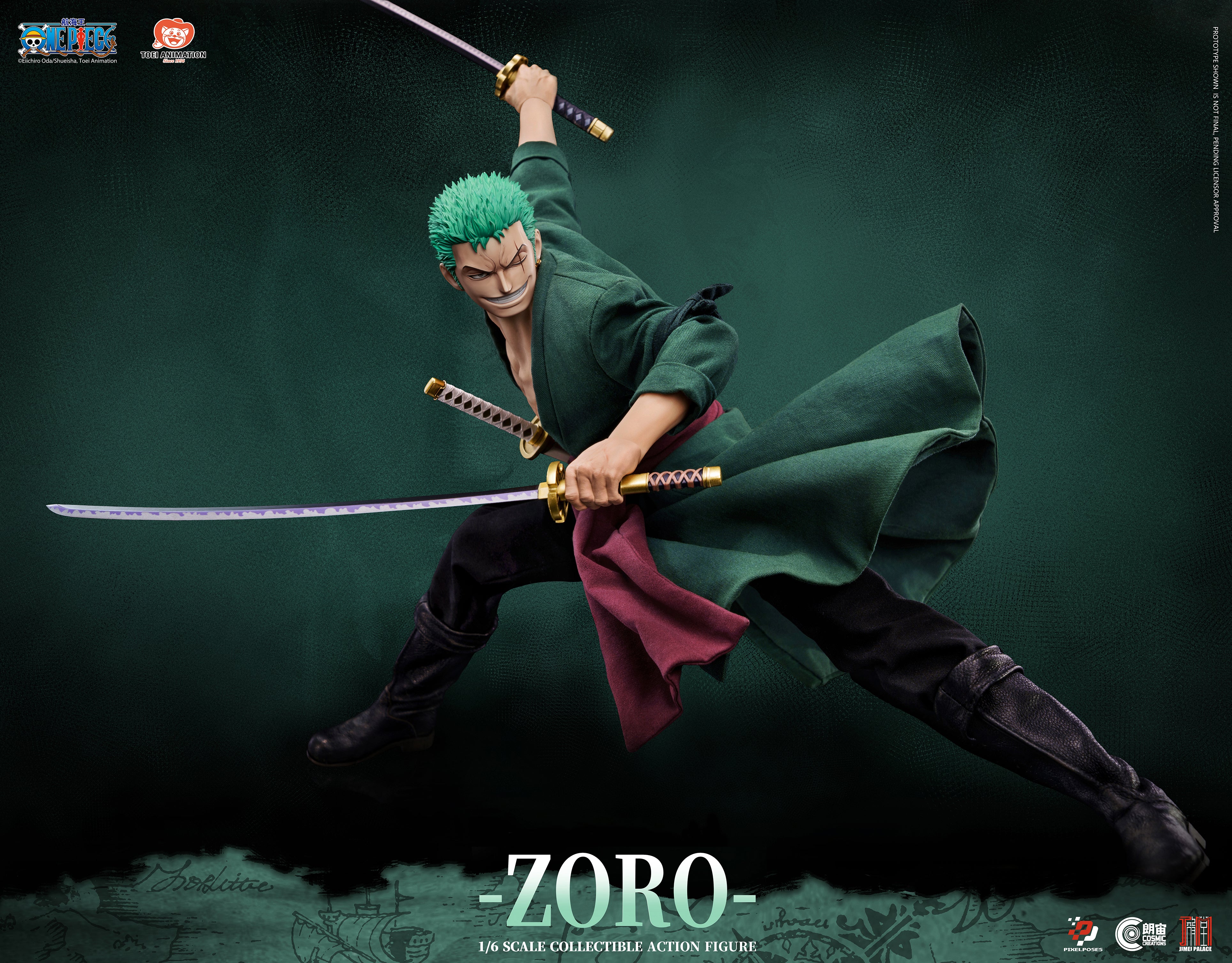 One Piece Roronoa Zoro 1/6 Scale Standard Edition
