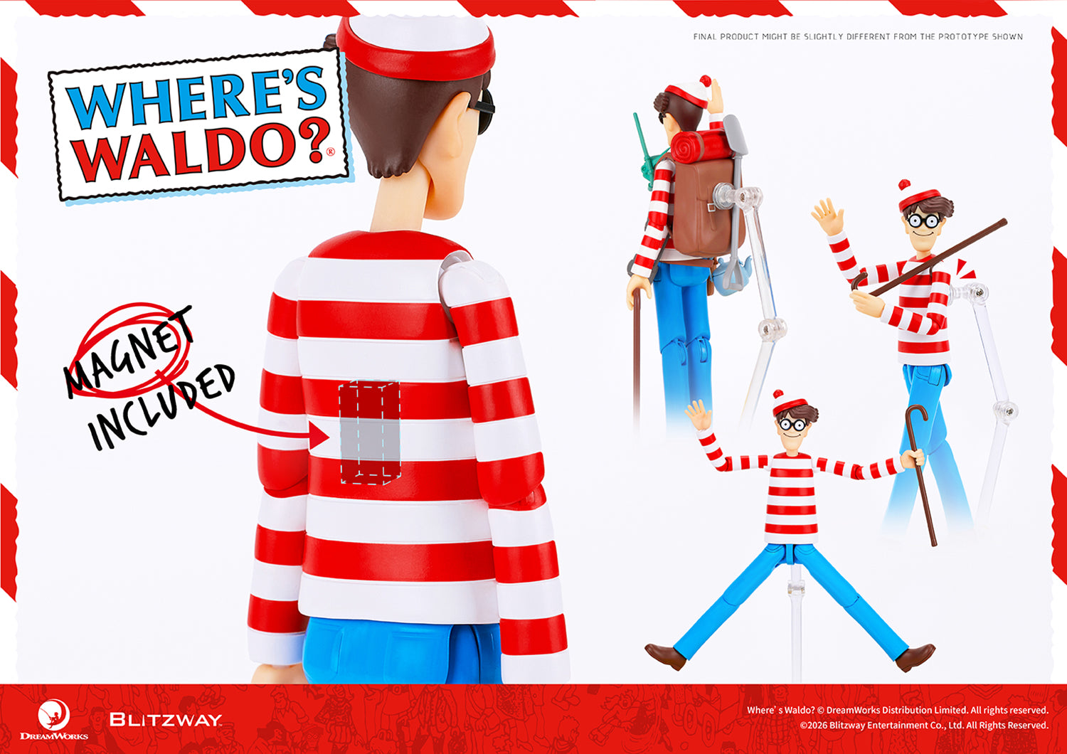 Where's Waldo? 1/12 Scale Action Figure