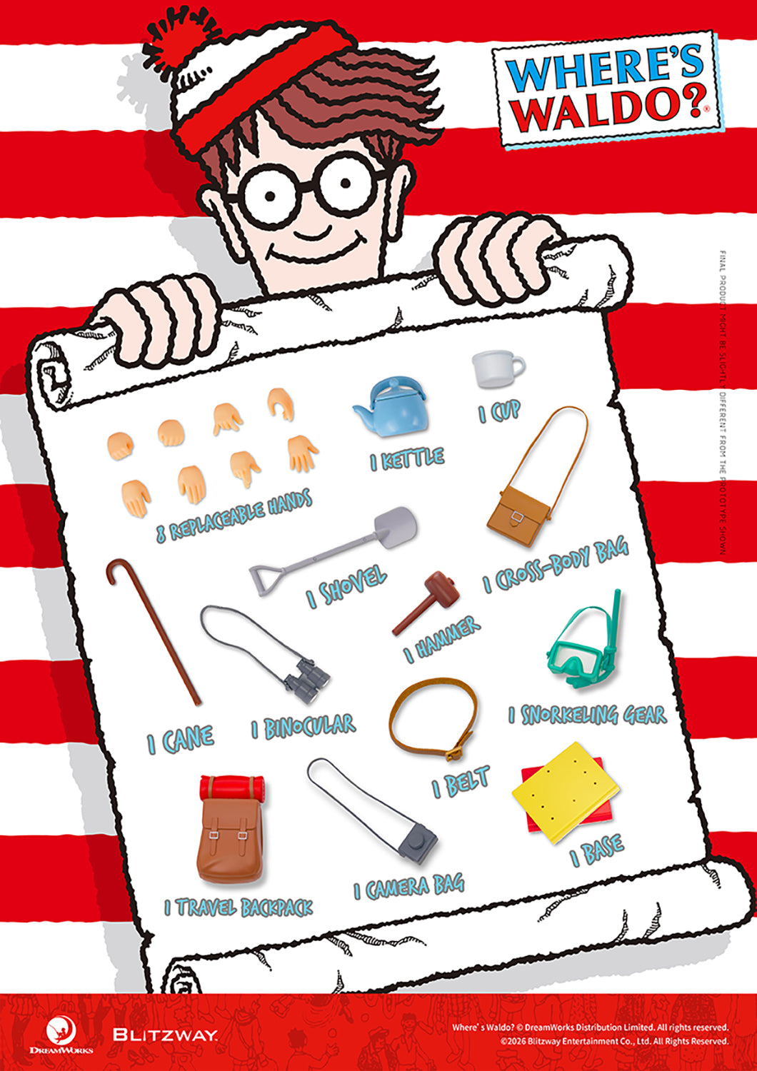 Where's Waldo? 1/12 Scale Action Figure