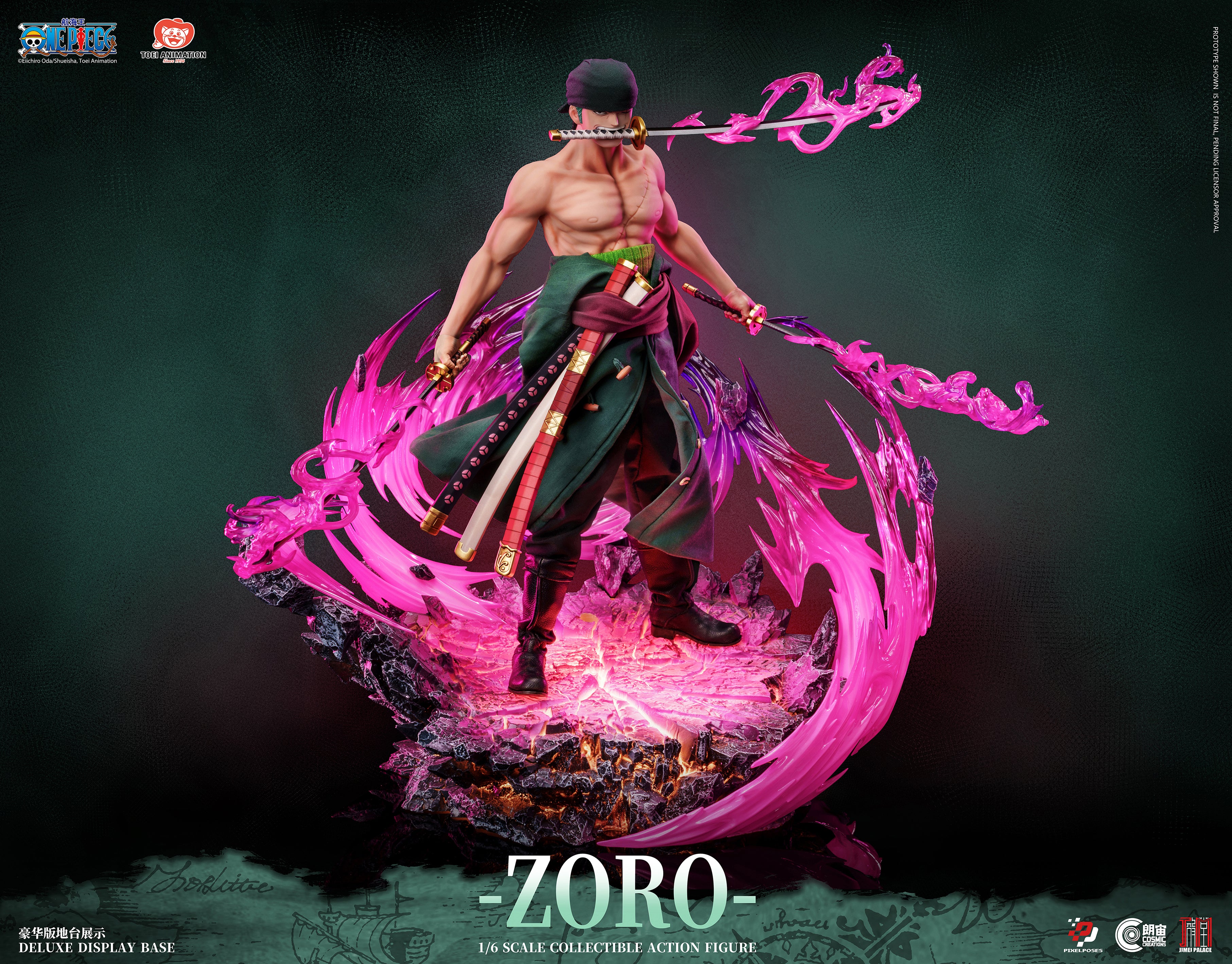 One Piece Roronoa Zoro 1/6 Scale Deluxe Edition