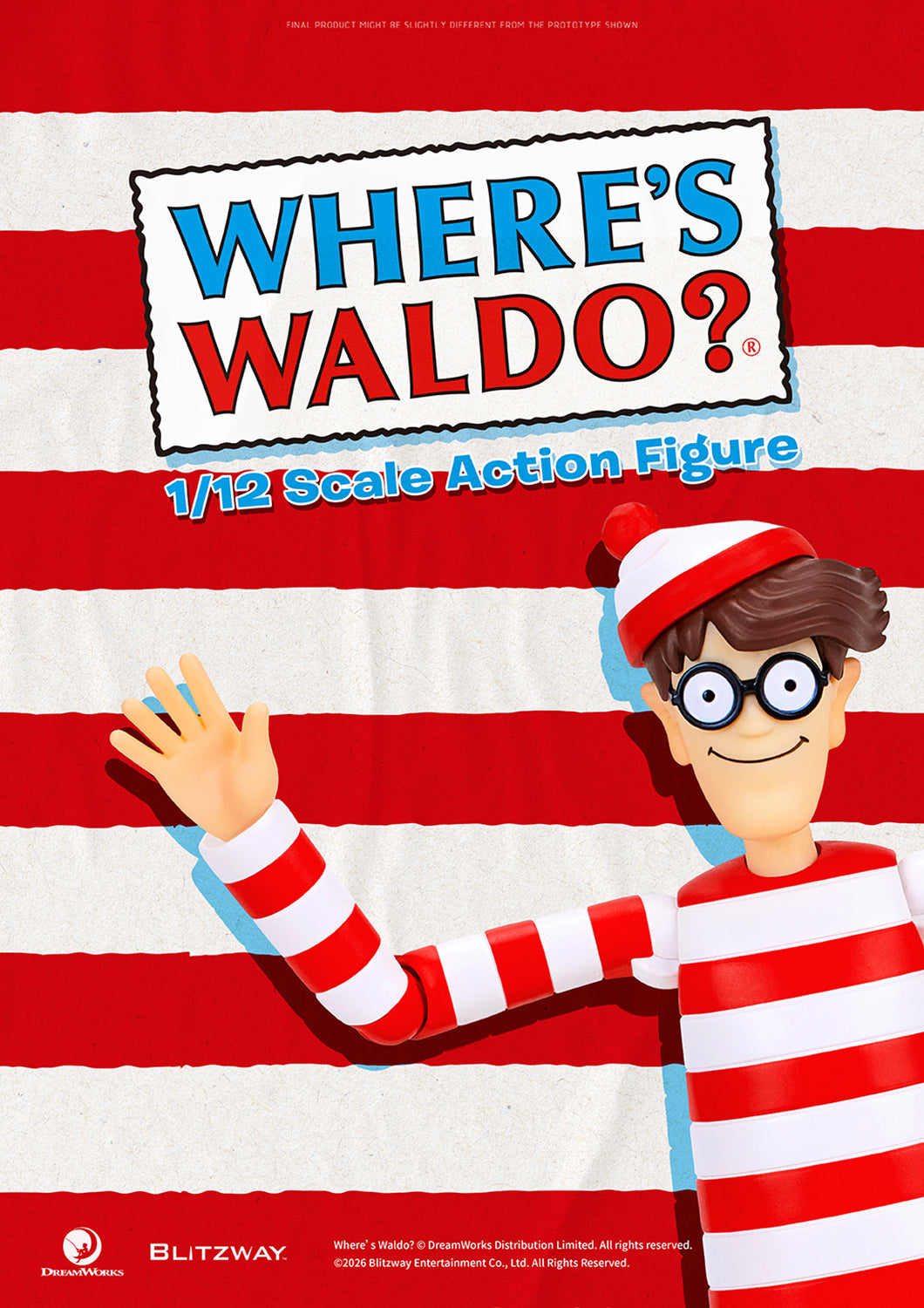 Where's Waldo? 1/12 Scale Action Figure