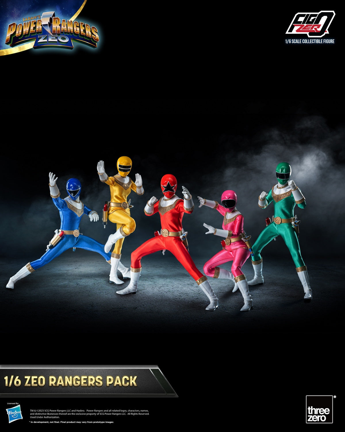 Power Rangers Zeo 1/6 Scale Figure 1 Set (5 Figures)