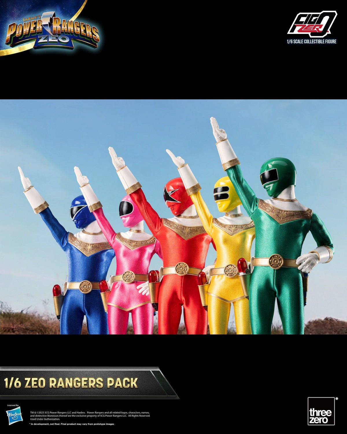 Power Rangers Zeo 1/6 Scale Figure 1 Set (5 Figures)
