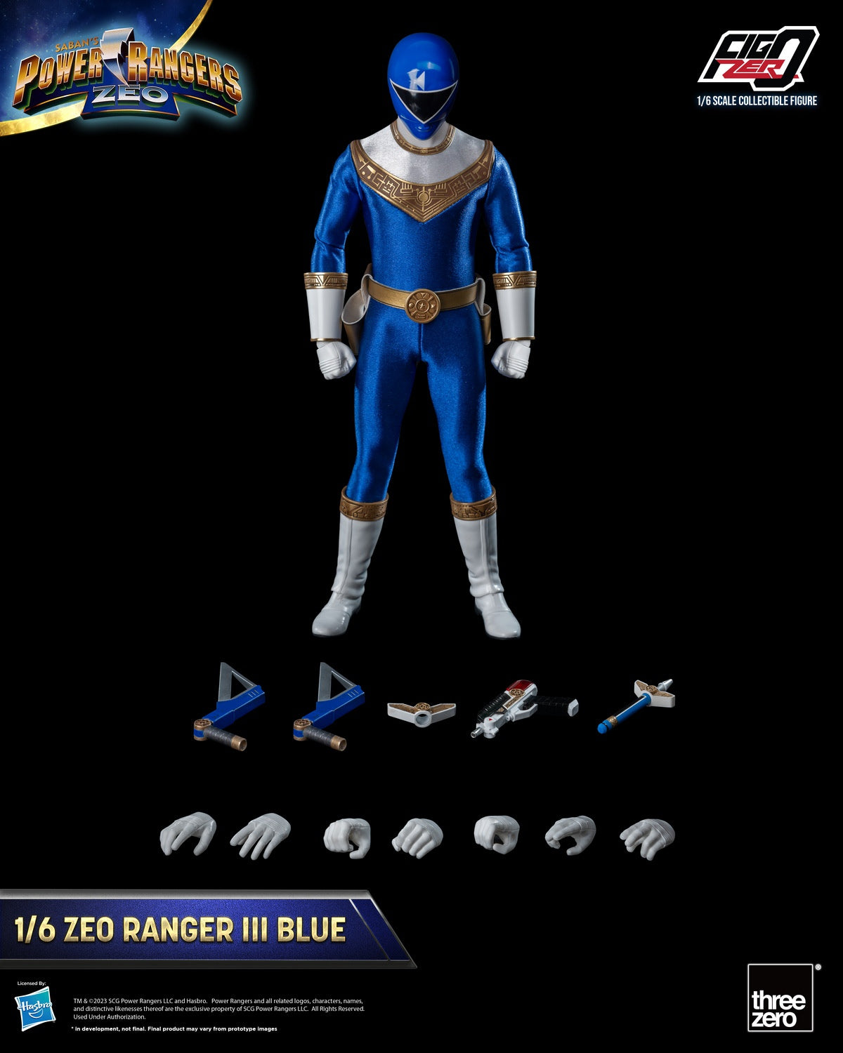 Power Rangers Zeo 1/6 Scale Figure Blue