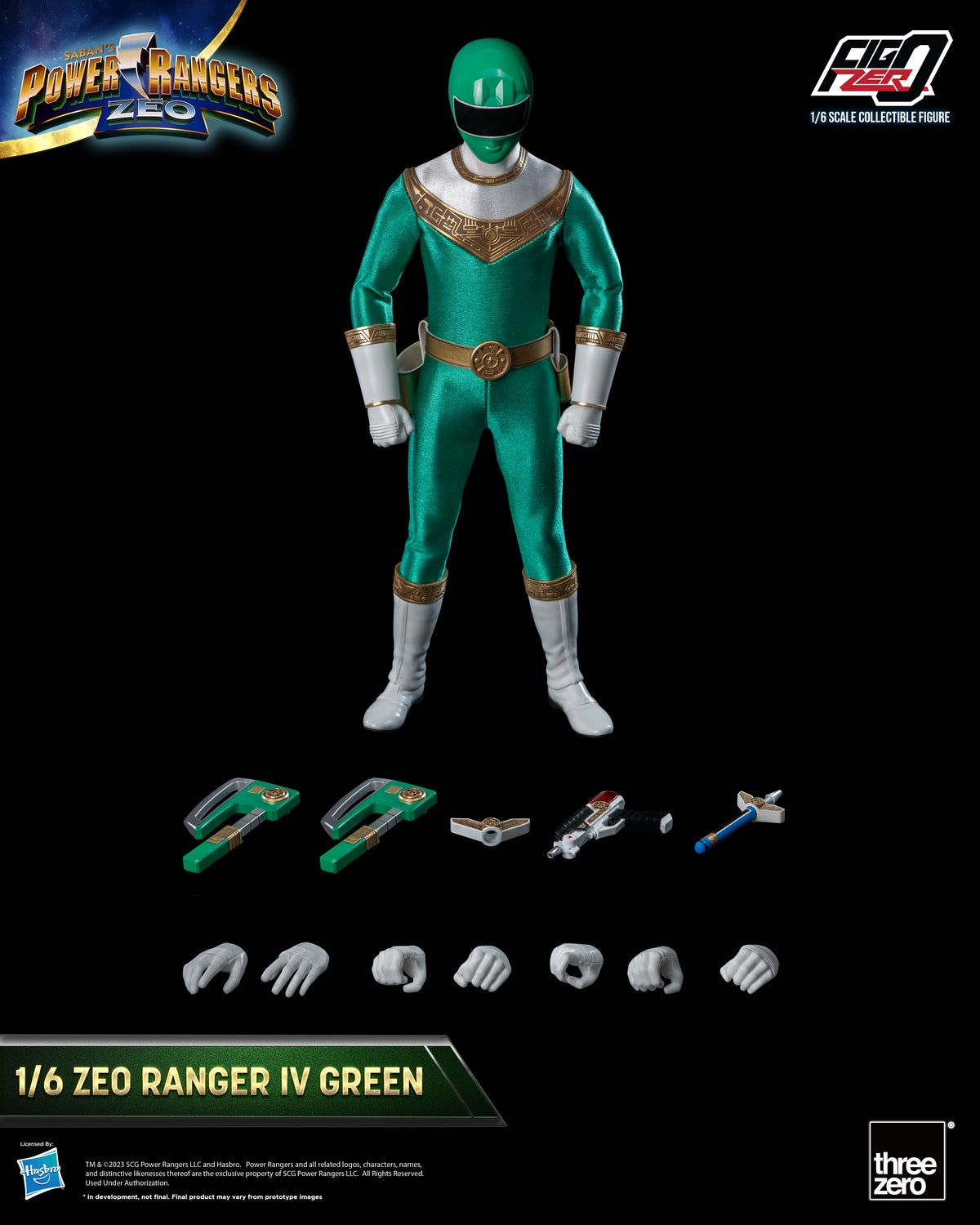Power Rangers Zeo — Green, 1/6 Scale