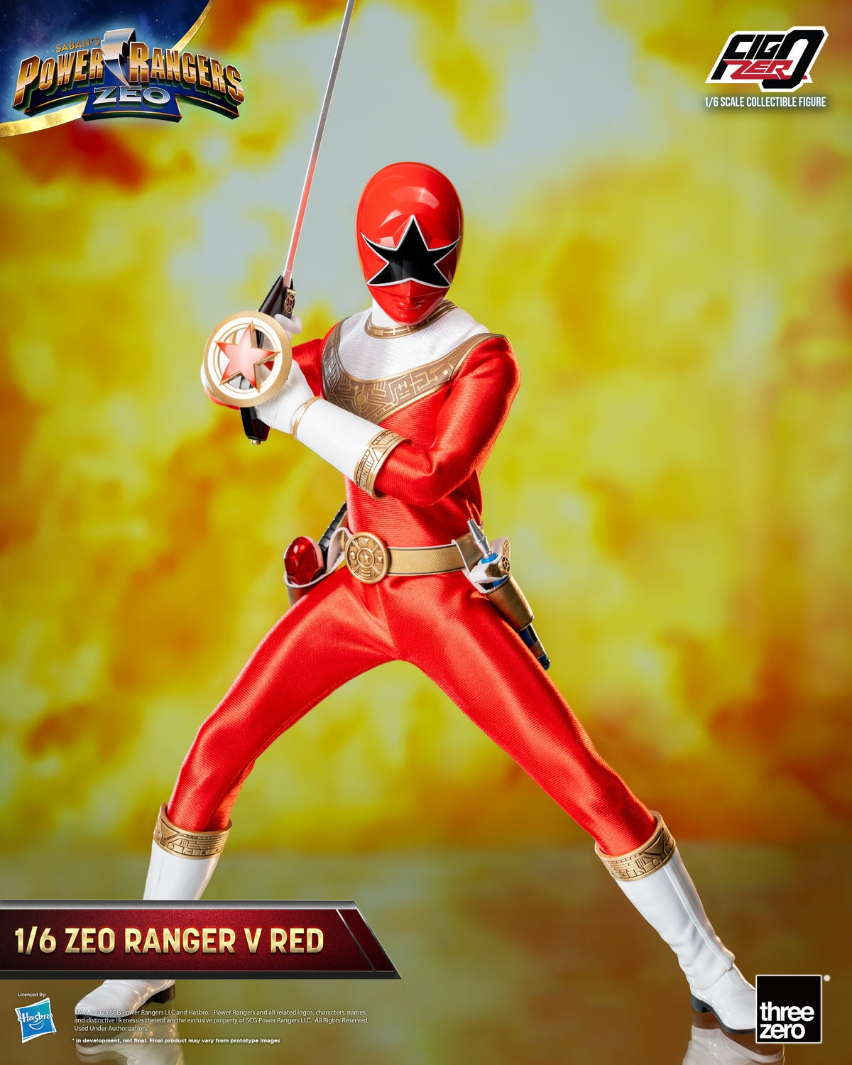 Power Rangers Zeo 1/6 Scale Figure Red