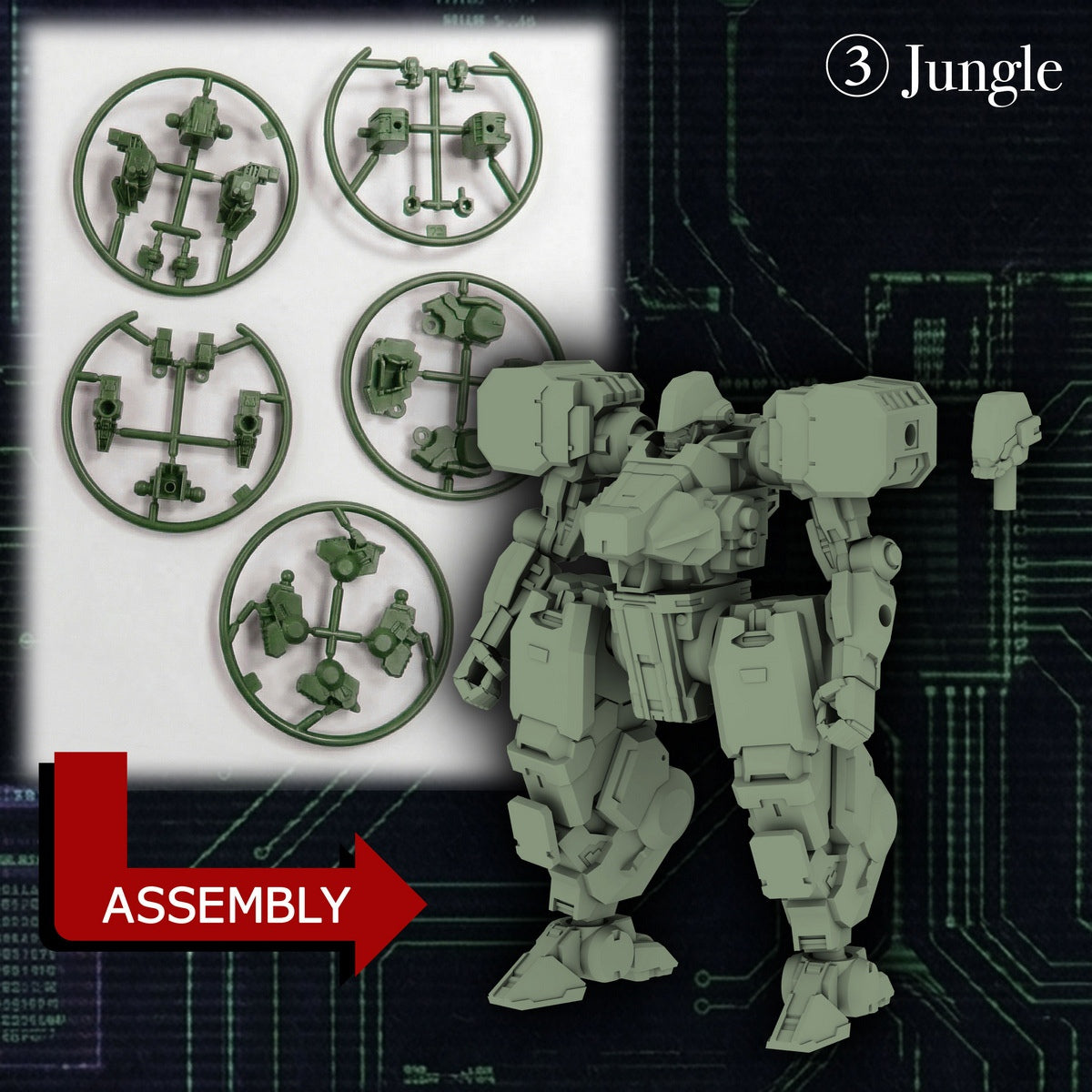 Mecha Frontline — 1/100 Scale Model Kit