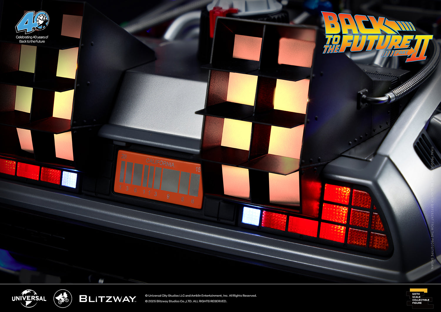 Back to the Future Part II 'Time Machine' Premium 1/6 Scale Vehicle