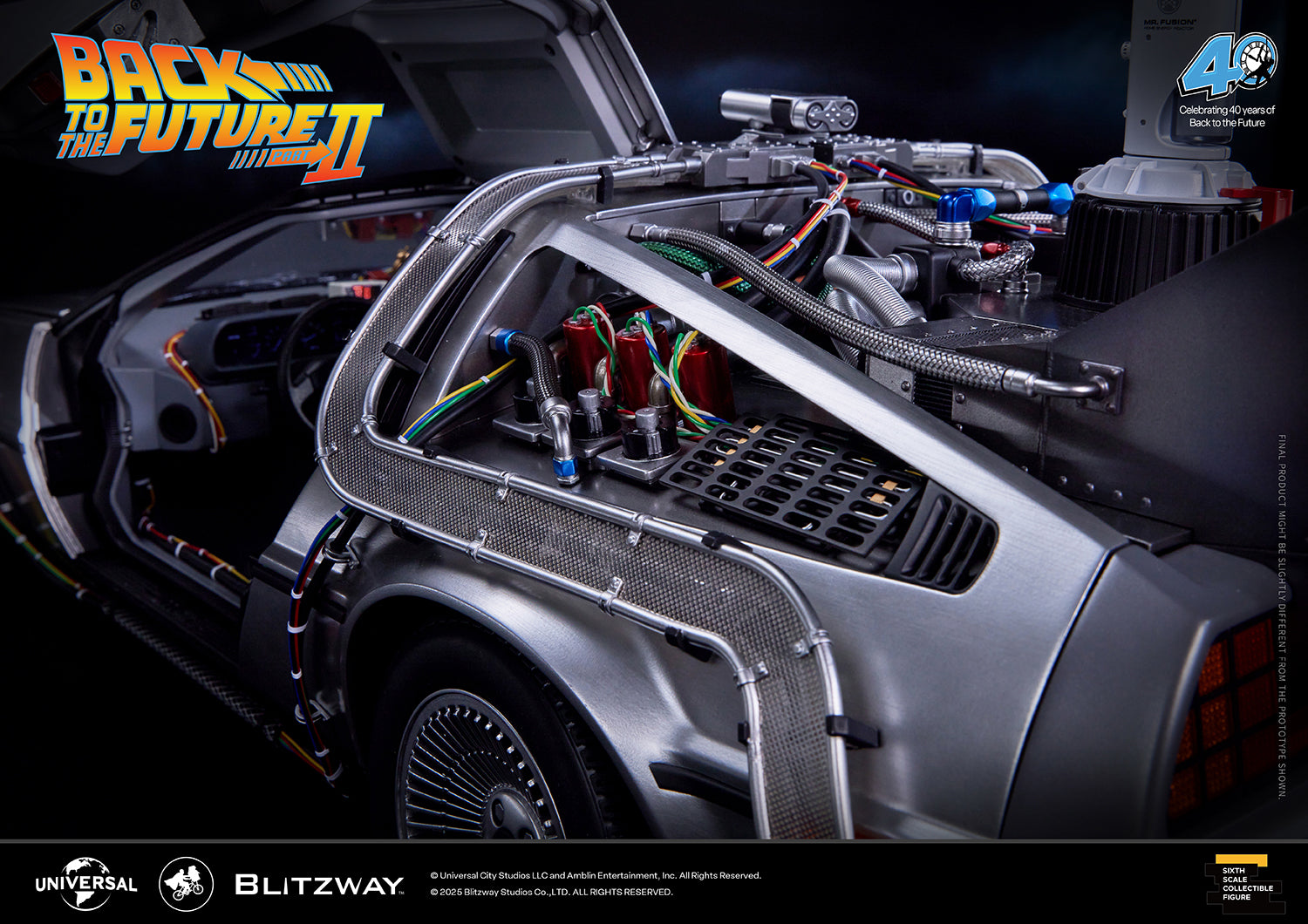 Back to the Future Part II 'Time Machine' Premium 1/6 Scale Vehicle