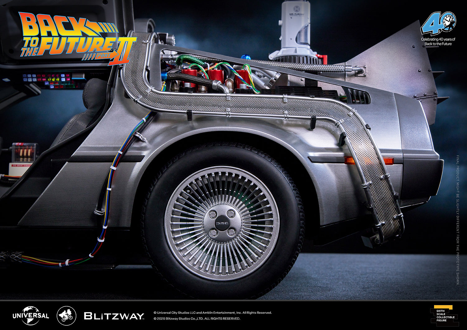 Back to the Future Part II 'Time Machine' Premium 1/6 Scale Vehicle