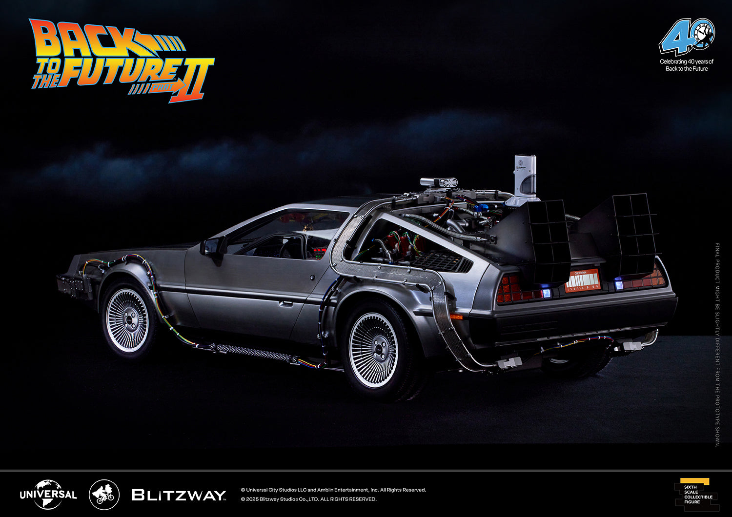 Back to the Future Part II 'Time Machine' Premium 1/6 Scale Vehicle
