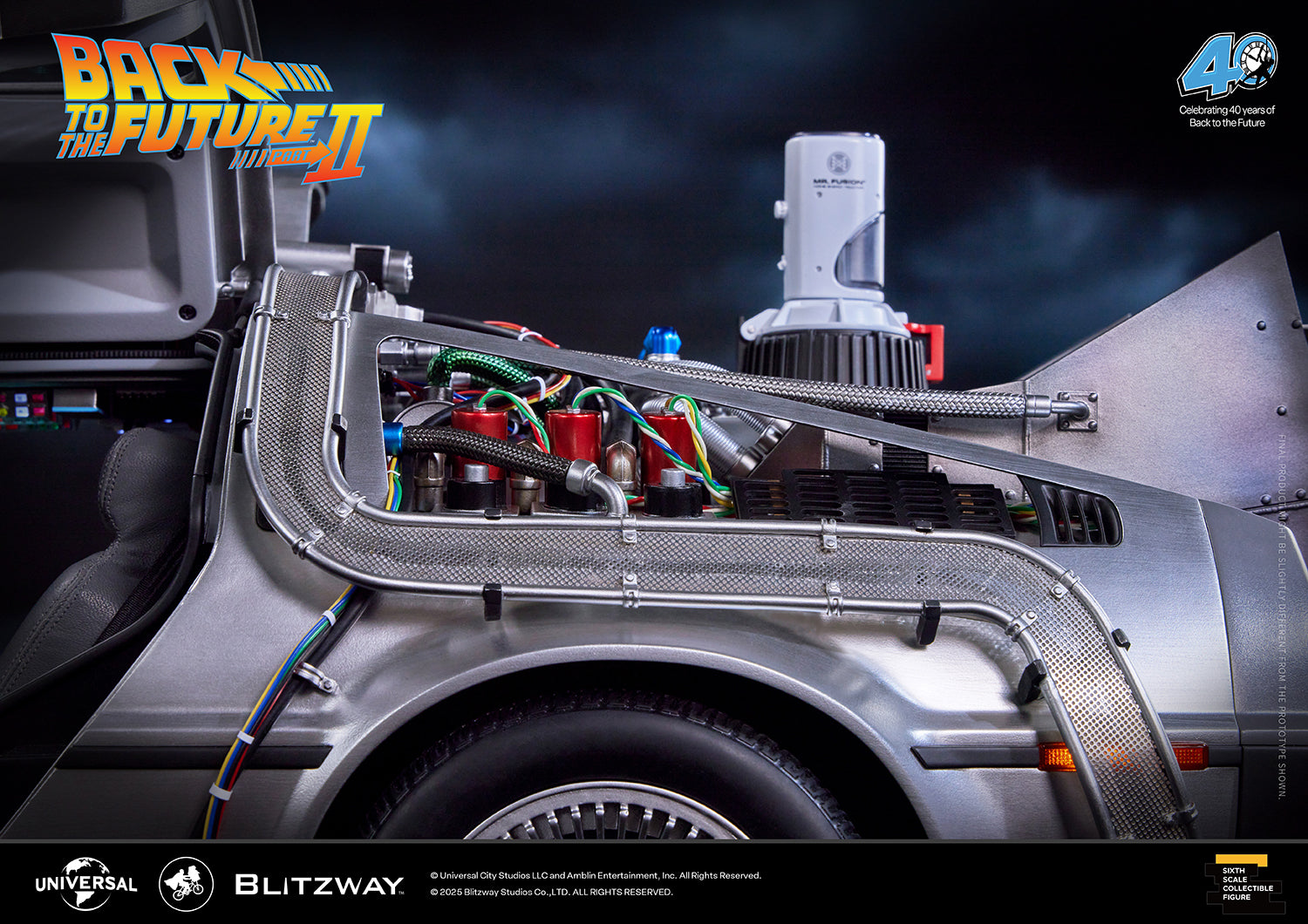 Back to the Future Part II 'Time Machine' Premium 1/6 Scale Vehicle