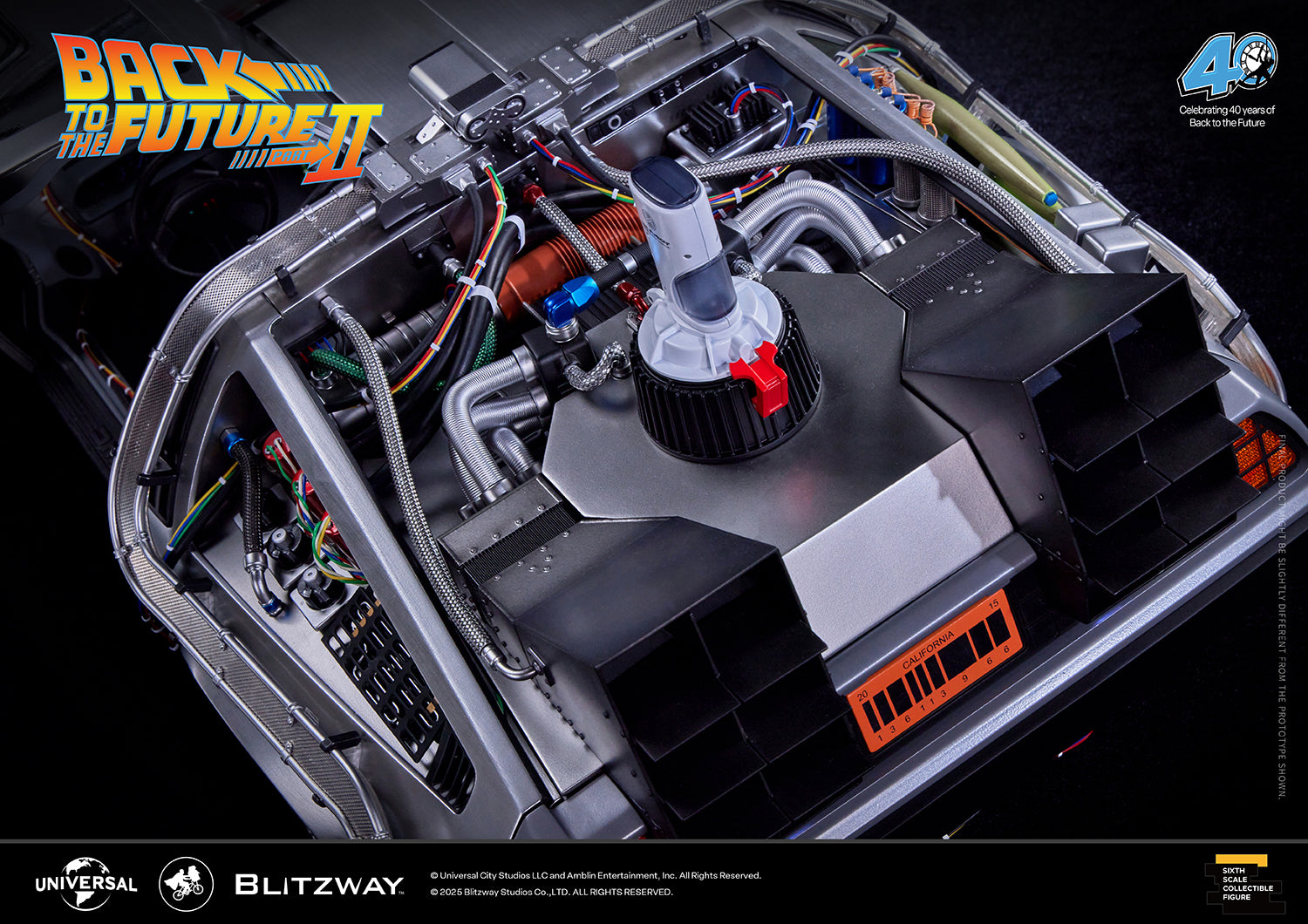 Back to the Future Part II 'Time Machine' Premium 1/6 Scale Vehicle