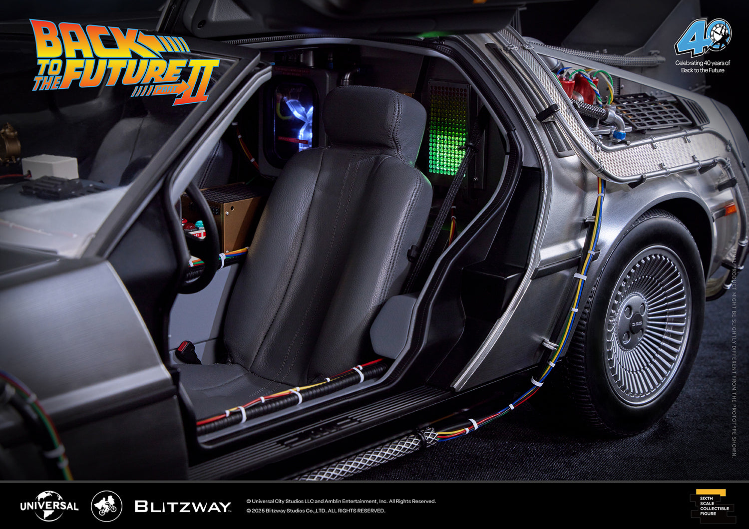 Back to the Future Part II 'Time Machine' Premium 1/6 Scale Vehicle