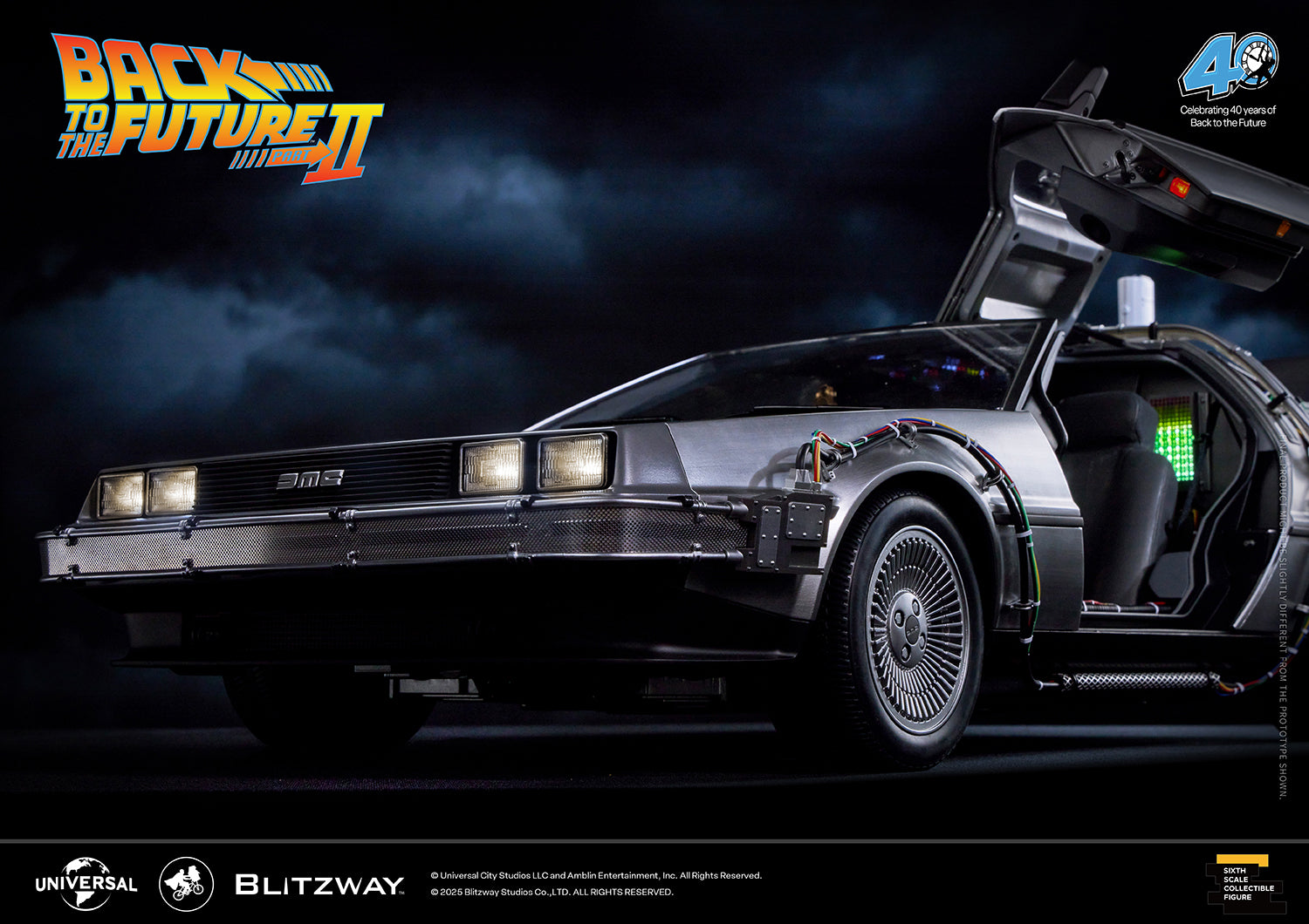 Back to the Future Part II 'Time Machine' Premium 1/6 Scale Vehicle